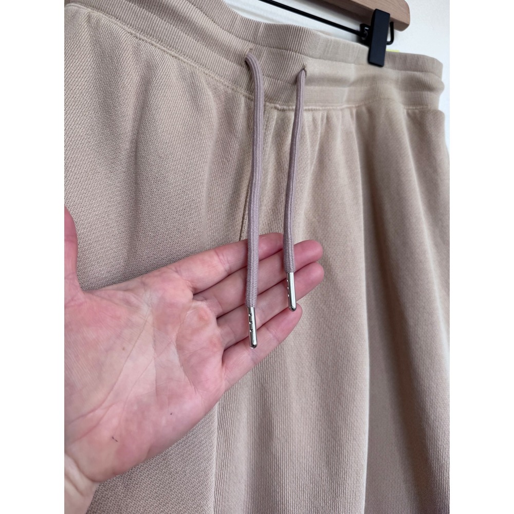 All in Motion | Mens French Terry Jogger Pants in Sand Tan Beige Size L NEW - Picture 5 of 10